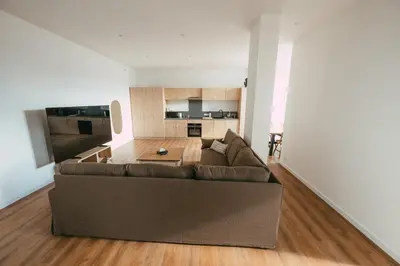 Cuisine ou kitchenette dans l'établissement Appartement moderne et équipé tout confort