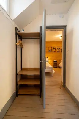 Un ou plusieurs lits dans un hébergement de l'établissement Maison cosy rénovée, cœur de Gérardmer proche lac