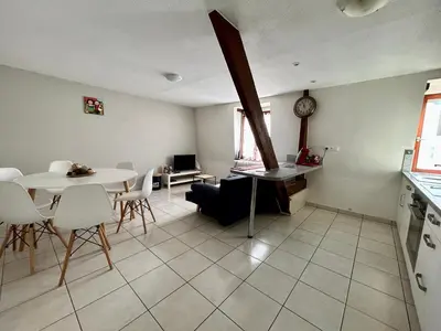 Coin salon dans l'établissement La Casa Del Pacôme