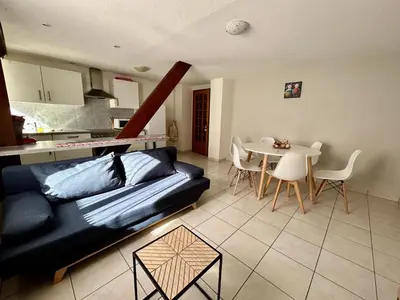 Cuisine ou kitchenette dans l'établissement La Casa Del Pacôme
