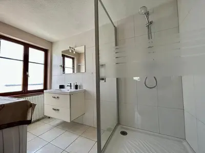 Salle de bains dans l'établissement La Casa Del Pacôme