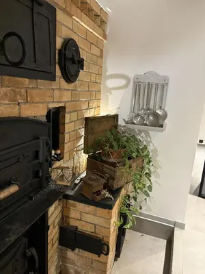Cuisine ou kitchenette dans l'établissement A l'ancienne boulangerie, proche de Colmar et des plus beaux villages en Alsace