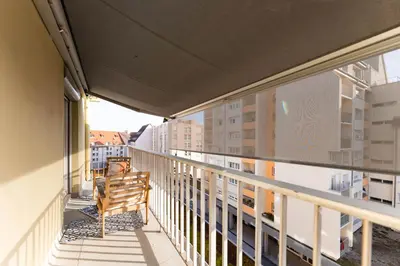 Balcon ou terrasse dans l'établissement Le 12 - City Center
