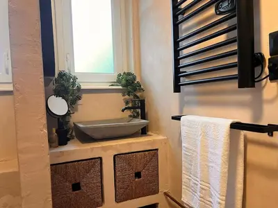 Salle de bains dans l'établissement parking comfort downtown