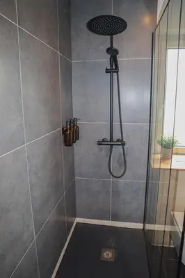 Salle de bains dans l'établissement L'échappée Alsacienne - Studio in Saint-Louis