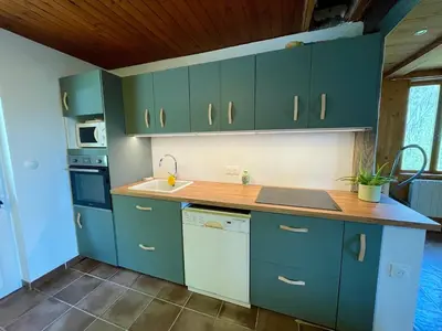 Cuisine ou kitchenette dans l'établissement Chalet de montagne au Hilsen - 2 à 6 personnes