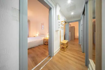 Un ou plusieurs lits dans un hébergement de l'établissement Frontiere Suites 1 Saint-Louis Proche Bale