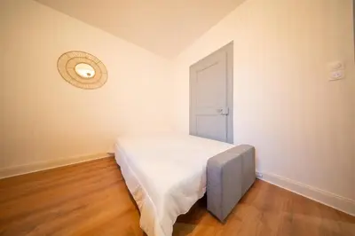Un ou plusieurs lits dans un hébergement de l'établissement Frontiere Suites 1 Saint-Louis Proche Bale