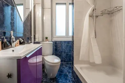 Salle de bains dans l'établissement Very nice apartment Mulhouse Centre near Tram