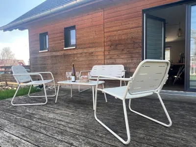 Plan de l'établissement Maison des 5 cépages - chez vigneron - jardin terrasse et parking