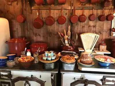 Nourriture dans la maison de vacances ou à proximité