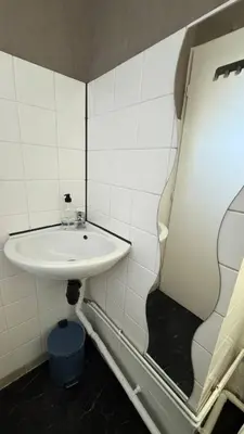Salle de bains dans l'établissement Cosy 5 - Montbéliard