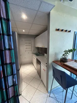 Cuisine ou kitchenette dans l'établissement Domainedozen