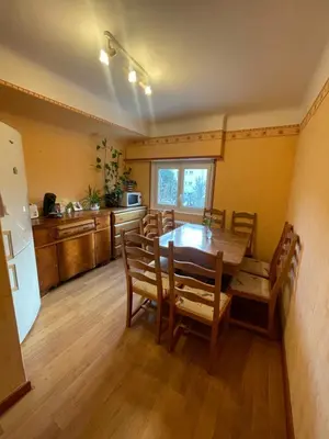 Cuisine ou kitchenette dans l'établissement Appartement Colmar proche centre et gare- 8 personnes
