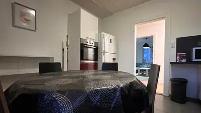 Cuisine ou kitchenette dans l'établissement Le Cocon Mulhouse