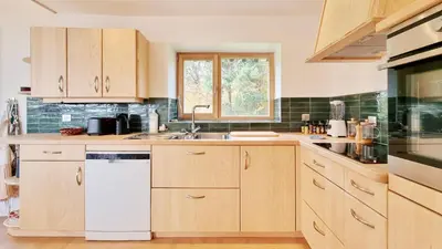 Cuisine ou kitchenette dans l'établissement Maison en bois au cœur de Thannenkirch