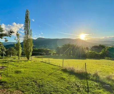 Paysage naturel près de la maison de vacances