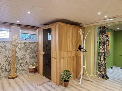 Salle de bains dans l'établissement Jeanmyr