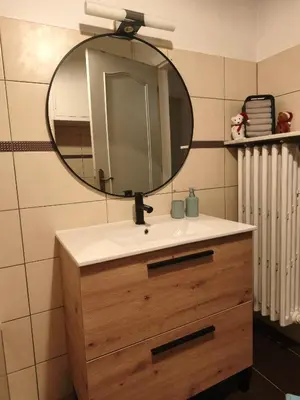 Salle de bains dans l'établissement S'heimet Hüüs