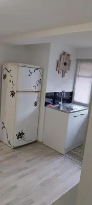 Cuisine ou kitchenette dans l'établissement Les gîtes d'Esika