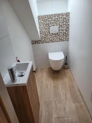 Salle de bains dans l'établissement Printemps et Pâques en Alsace