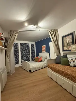 Un ou plusieurs lits dans un hébergement de l'établissement Charming apartment in the heart of Colmar