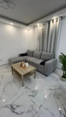 Coin salon dans l'établissement Apartment Ebersheim France