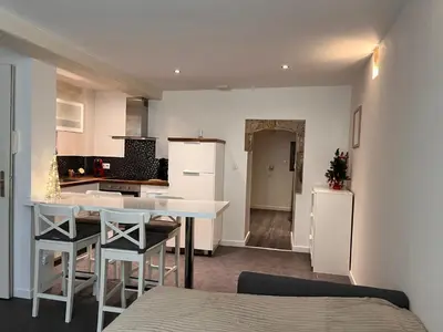 Cuisine ou kitchenette dans l'établissement Sand & Chill - Studio 37R