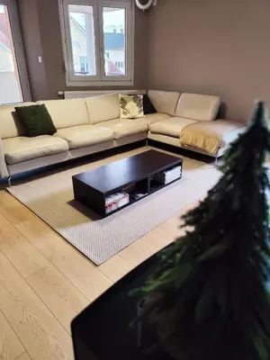 Coin salon dans l'établissement Le loft de la Tour - Appartement 3P prox Centre