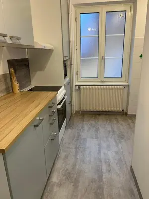 Cuisine ou kitchenette dans l'établissement Chez Céline