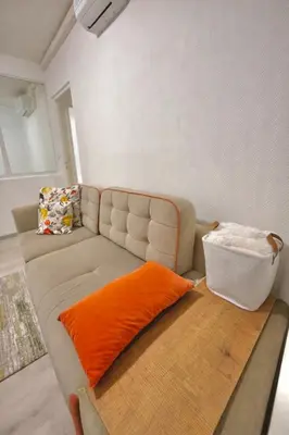 Coin salon dans l'établissement L'échappée Colmarienne - Cosy et moderne