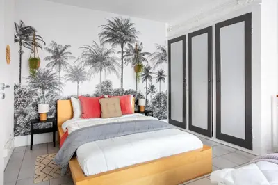Un ou plusieurs lits dans un hébergement de l'établissement VOX - Spacieux et lumineux - Balcon ascenseur - Centre ville