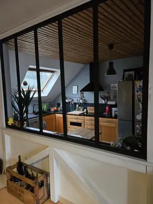 Cuisine ou kitchenette dans l'établissement Charmant Duplex Centre ville