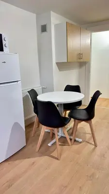 Cuisine ou kitchenette dans l'établissement Cosy 7 - Belfort centre