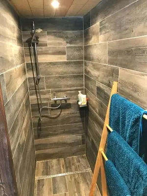 Salle de bains dans l'établissement L'atelier du peintre