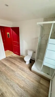 Salle de bains dans l'établissement Cosy 4 - Belfort centre
