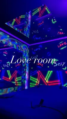 Plan de l'établissement Love Room - fluo expérience