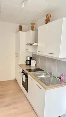 Cuisine ou kitchenette dans l'établissement Cosy 3 - Belfort centre