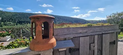 Vue générale sur la montagne ou vue sur la montagne depuis le B&B/chambre d'hôtes