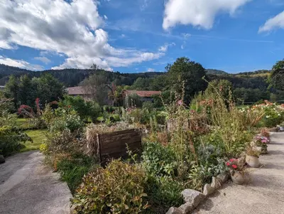 Vue générale sur la montagne ou vue sur la montagne depuis le B&B/chambre d'hôtes