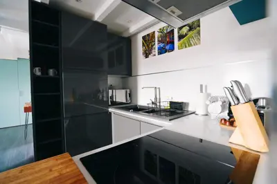 Cuisine ou kitchenette dans l'établissement Appartement hyper Centre Colmar , climatisé