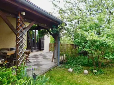 Jardin de l'établissement Le refuge de la fée