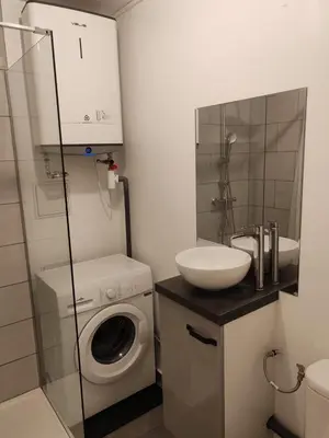 Salle de bains dans l'établissement Cosy appartement calme et tout équipé idéal seul ou en couple