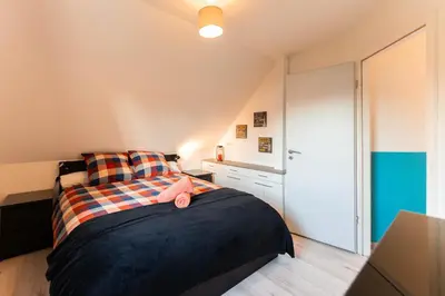 Un ou plusieurs lits dans un hébergement de l'établissement Le clos Serenity - Jardin & parking