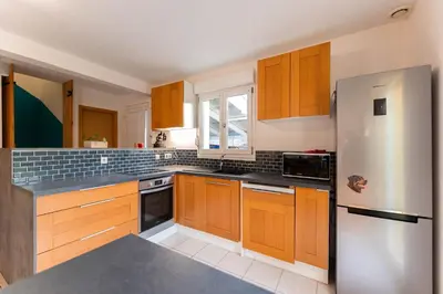 Cuisine ou kitchenette dans l'établissement Le clos Serenity - Jardin & parking