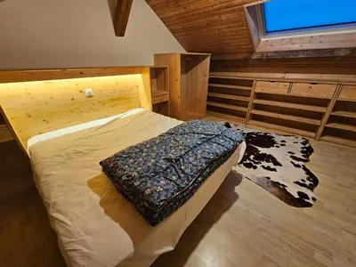 Un ou plusieurs lits dans un hébergement de l'établissement le flocon chaud sauna