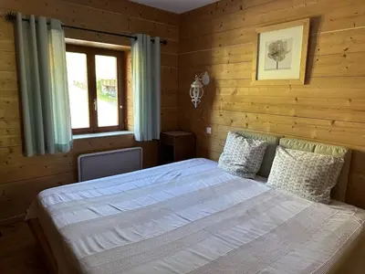 Un ou plusieurs lits dans un hébergement de l'établissement Holiday home in Alsace with 1 bedroom