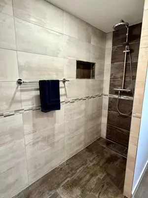 Salle de bains dans l'établissement La Bulle d Avenir