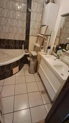 Salle de bains dans l'établissement Room in Mulhouse