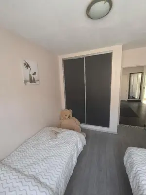 Un ou plusieurs lits dans un hébergement de l'établissement ThePlaceToB Coeur Mulhouse Apartment